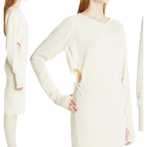 NWT Birgitte Herskind Dawn Cutout Organic Wool & Organic Cotton Sweater Dress XS - Picture 14 of 14